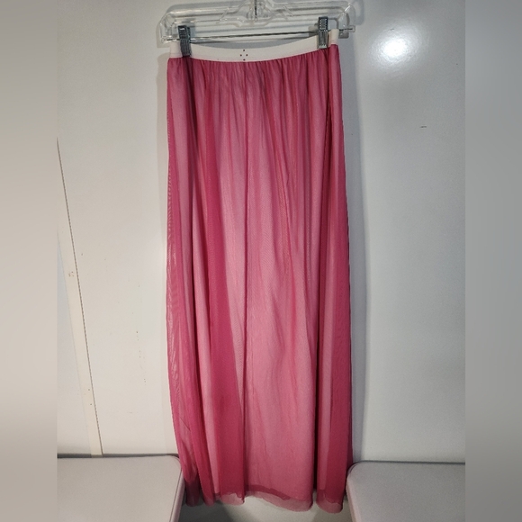 Fun Pink Maxi Skirt, Size Medium - Picture 1 of 4
